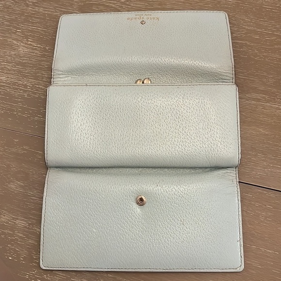 Kate Spade Large Continental Light Blue Wallet​​ - Picture 5 of 5
